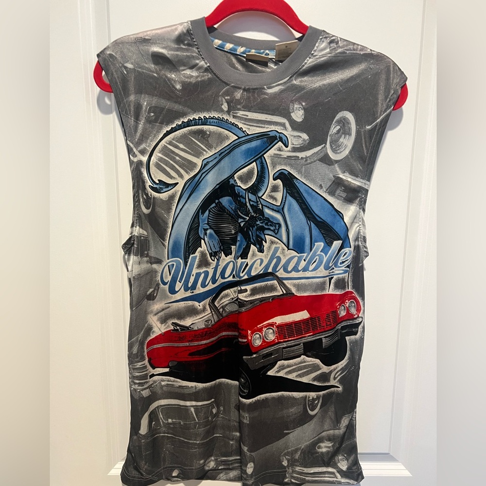 Untouchable Chevy Low Rider Tank Top Mens Medium 
No Boundaries Polyester